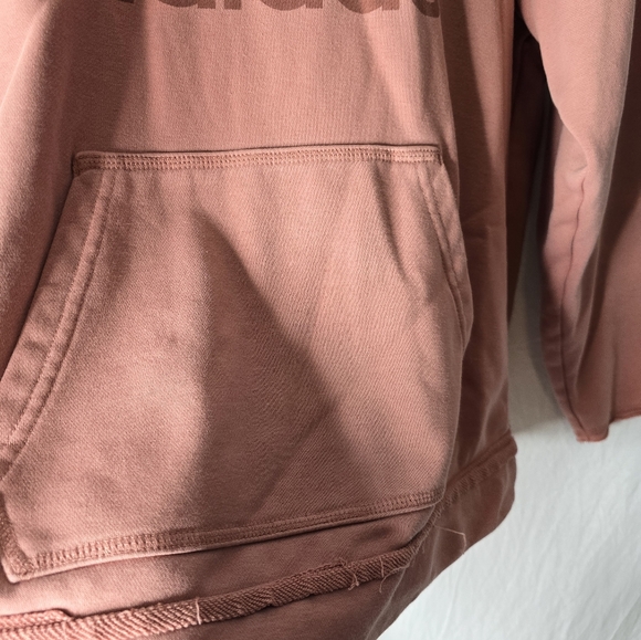 Women's Adidas Trefoil Hoodie Raw Pink Size Small Oversize Fit- Read Description - Picture 9 of 15